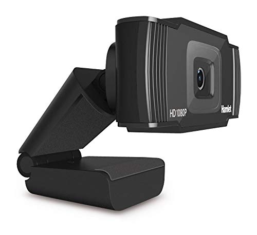 Webcam Hamlet HWCAM1080 USB 2.0 noire pour ordinateur