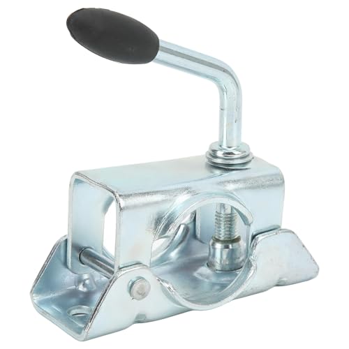 Alomejor Roue à Roues à Cramp à Colonne de Support DUT Lourd pour 48 Mm Diamètre de Tube de Diamètre Facile des Propaners Fer galvanisé