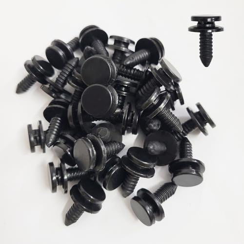 Clips de protection avec œillets 3B0867333 en plastique noir pour un maintien anti-vibration