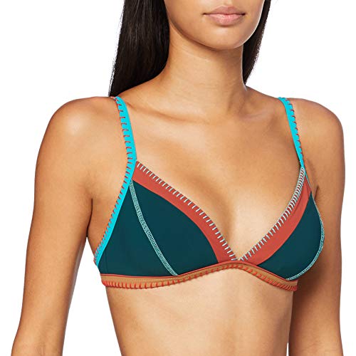 BANANA MOON Taeko Teknicolo Top Bikini, Verde (Botella Sensitive), Small para...