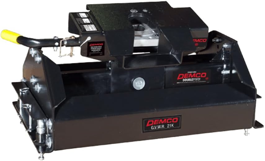 Demco 8550033 UMS Series 21K Double-Pivot Under-Bed Stationary Fifth Wheel Hitch with Ford Prep Package