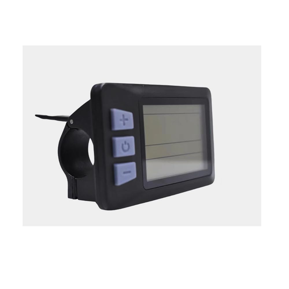 UART NO.2 Protocol P3H Electric Bicycle LCD Display Panel Dashboard Display Panel 24V36V48V60V, Suitable for Electric Scooters (5PIN) 5-pin Male Connector