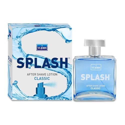 Image of VI - JOHN Splash Skin moisturizes After Shave Lotion with Soothing Long lasting Classic, 100Ml