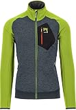 Karpos Herren Odle Fleece Jacke, Dark Slate-Lime Green, L