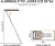 10FT Aluminum Attic Ladder Pull Down System for 54" W x 22.5" H Opening, Attic Access Ladder Drop Down Hidden Stairs, 375-Pound Load Steps for 7'8"-10'3" Ceiling Heights (22.5"x54")
