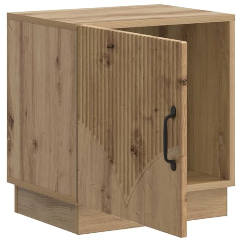 Table d'appoint fine bois et métal pour chambre à coucher - 5