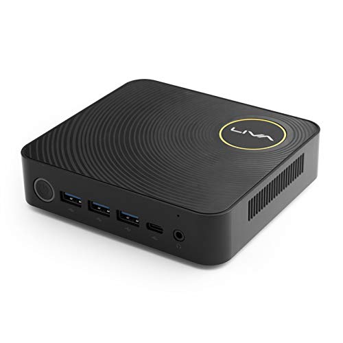 ECS 小型デスクトップPC シリーズ ブラック LIVAZ-4/64-W10Pro