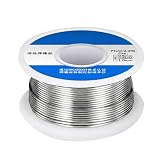 NiceNaiils Lötzinn 0,8 mm 100g, Lötzinn Lötdraht mit Kolophoniumkern zum Elektrolöten und Heimwerken