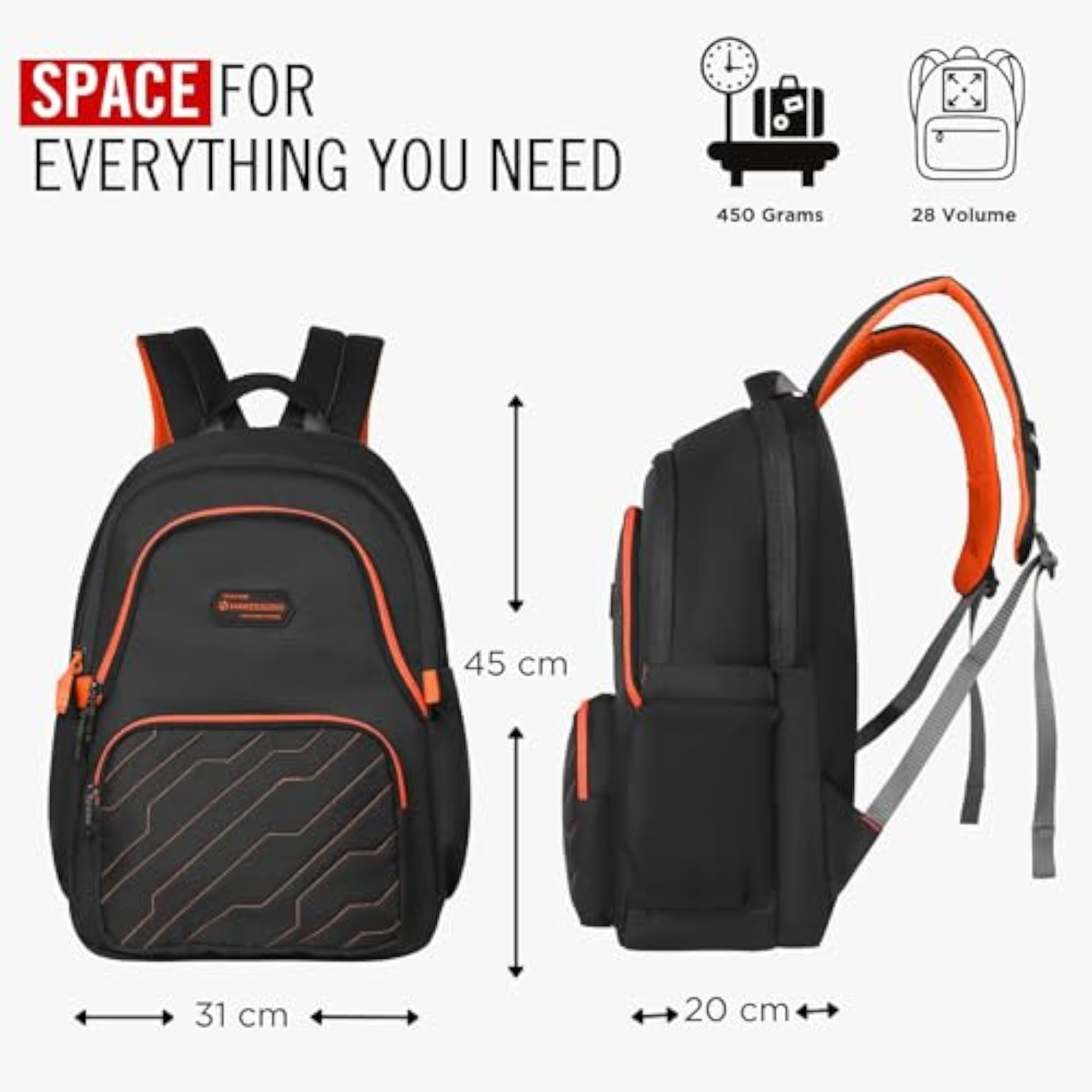 ZAP 28L Casual College Backpack