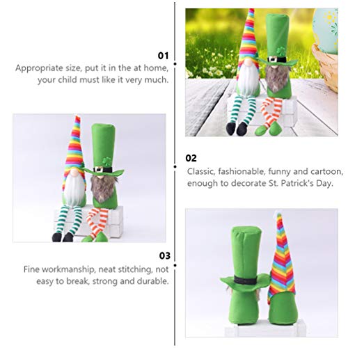 jojofuny Ierse Kabouters St Patricks Dag Geschenken Leprechaun Nordic Zweedse Nisse Handgemaakte Tomte Pluche Pop Elf… - Image 6
