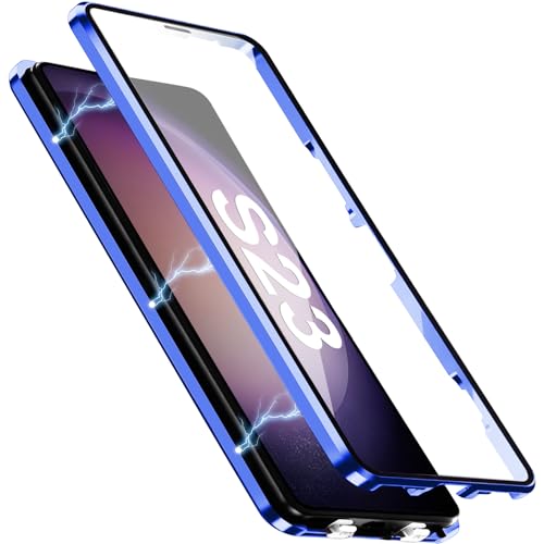 Coque Samsung Galaxy S23 5G robuste en matériau métallique blindé 360