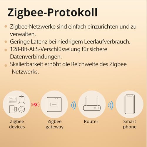 SONOFF Zigbee Smart Switch, kein Neutralleiter Erforderlich, Funktioniert mit Alexa & Google Home, Erfordert Zigbee-Gateway