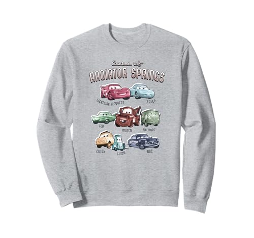 Sweatshirt Disney Pixar Cars vintage col rond vêtements de cinéma animation