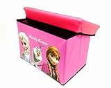 Frozen. Princess Elsa Anna & Olaf Foldable Storage Box & Stool (HOT Pink)