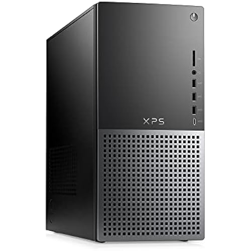 Dell XPS 8950 Desktop Computer - 12th Gen Intel Core i7-12700K, 16GB DDR5 RAM, 512GB SSD + 1TB HDD, NVIDIA GeForce RTX 3060 12GB, Wi-Fi 6, VR Ready, Air Cooled, Bluetooth, Windows 11 Home - Black