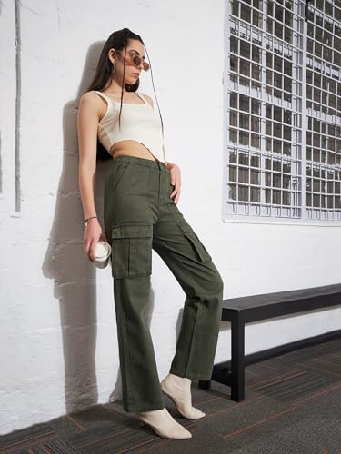Image of Sassafras Women Box Pocket Cargo Jeans
