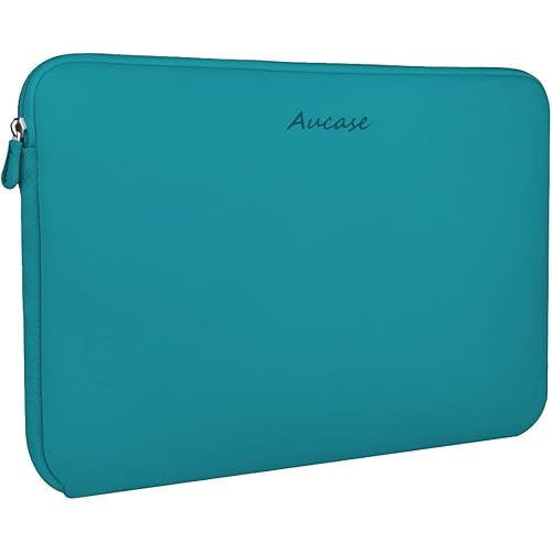 Aucase 14-15 inch Laptop Sleeve for MacBook Air 13.3" (2017), MacBook Pro 14, Surface Laptop 13.5'', Chromebook Notebook 14, Water Repellent Neoprene Protective Case for Men and Women