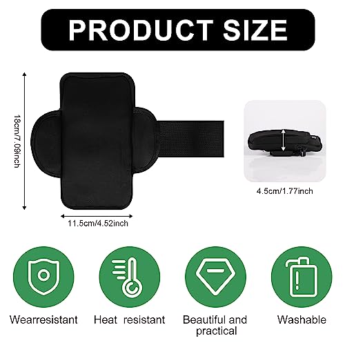 Gym Water Bottle Pouch, Double Layer Water Bottle Holder Water Bottle Sleeve Bag for Cards Keys Wallet Running Phone Holder Gym Phone Bag for Men Women Running Sports Bike - Image 3