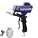 Sand Blaster Gun, Gravity Feed Sandblaster Gun for Metal, Wood Paint, Handheld Sand Blaster Gun with Air Tube Connector for Paint & Rust Removal, 90 PSI Abrasive Media Blaster