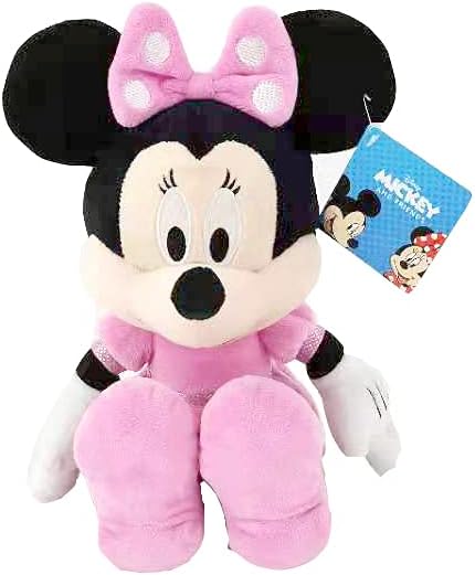 Disney Plush Mickey Core Minnie Medium 14 Inches, Cuddle Toy, Multicolor, PDP2001279