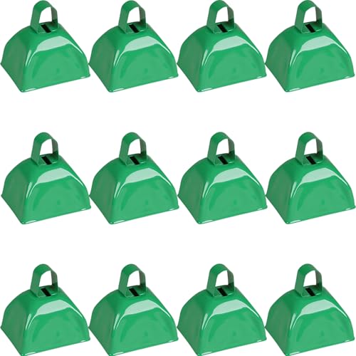 3 in Green Metal Cowbell - DZ