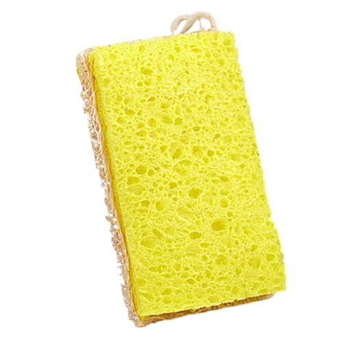 Natural Loofah Sponges - Organic Loofah Dish Scrubber, Eco-Friendly Kitchen Sponges | Sustainable Household Cleaning Tool, Multipurpose Portable Scrubber, Comp Sponge