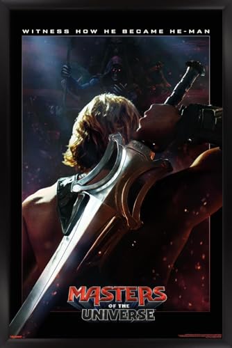 Trends International Masters of the Universe (2026) - Teaser One Sheet Wall Poster, 22.4L x 14.7W, Black Framed Version