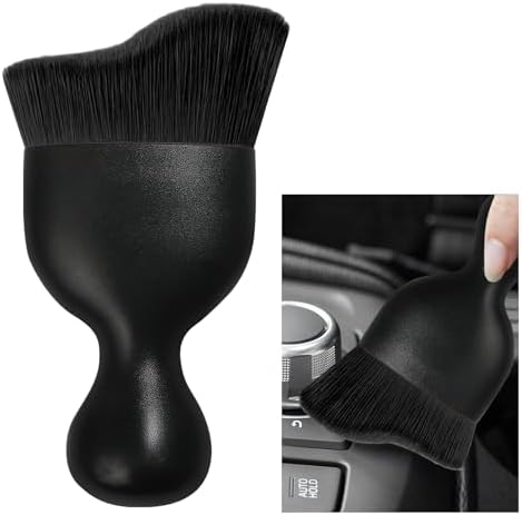Car Detailing Brush, Scratch Free Soft Bristles Dust Brush Auto I...