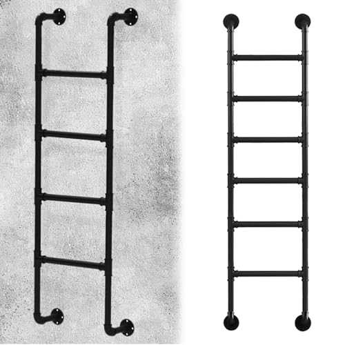 Escalera de salida multiusos instalada en pared para hogar y garaje 2