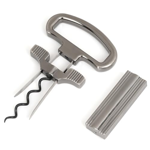 Fegtrtyoa Apribottiglie A Due Punte per Vecchie Bottiglie Vintage Fragili, Estrattore di Tappi, Cavatappi, Strumento da Sommelier e Cameriere.