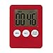 Produktbild Gogogo LCD-Display, Küchentimer, elektronisch, magnetisch, digital, 24 Stunden, mit Alarm, Rot