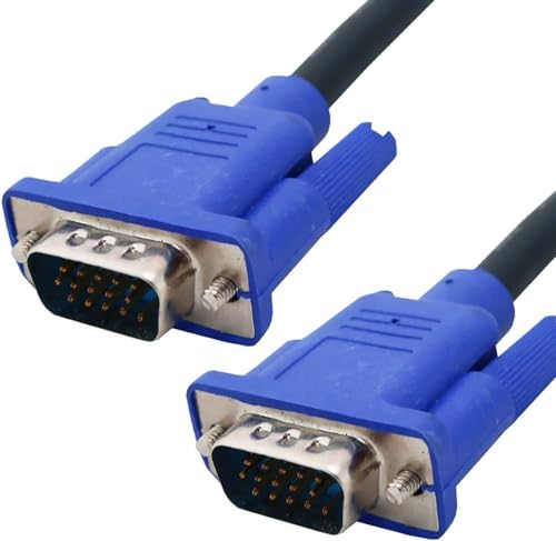 Kit Adaptador DVI-I M x VGA F 24+5 Dual Link + Cabo VGA de 1,50 mts com Filtro