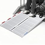 LIEKUMM – LIEKUMM Rollstuhlrampe 91 cm, 300 kg Tragkraft Aluminium Ram