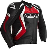 RST Tractech EVO 4 CE Hombres Negro, Rojo Chaqueta De Moto De Cuero EU 60
