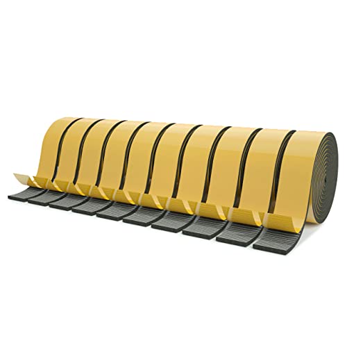 Dichtungsband selbstklebend für Türen und Fenster - Türdichtung selbstklebend perfekt für Altbautüren, die Haustür, Fenster - Dichtband aus Moosgummi EPDM - wasserdicht (25x3mm, 100 Meter)