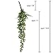 4 pcs Artificial Hanging Succulents Faux Burro's Tail Picks Trailing String of Pearls Succulent Fake Greenery Sprays 13.4