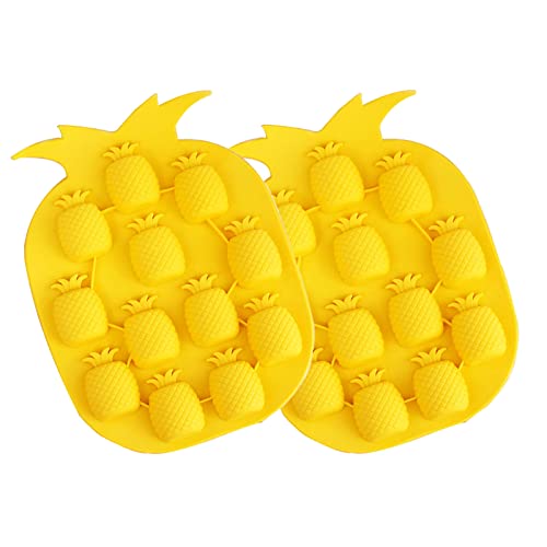 Molde de piña para hielo y chocolate 2 piezas miniatura 1