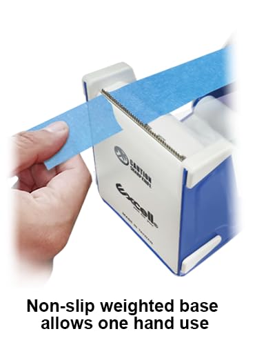Excell Deluxe Twin Wide Metal Multi-Roll Desktop Tape Dispenser with Tiered Metal Separator Bars, EX-2272, 2 inch Wide, 3 inch Core - Thumbnail 5
