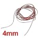 TOOGOO(R) 3m Silver Car Grille Exterior Chrome Styling Decoration Moulding Trim Strip 4mm