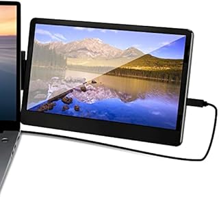 Naievear Portable Monitor,11.6 Inch Rotating Laptop Display Secondary Screen External Monitor for Laptop Phones and Gaming (11.6inch)