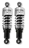 Burly Brand Chrome Rear Slammer Shocks B28-1203