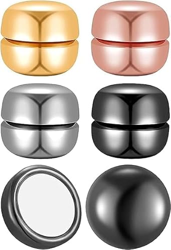 Metallic Colour Hijab Magnets, 1 Pair, 1.2cm/0.47in, Hijab Magnets 1 Pair Needleless Magnetic Hijab Pins Safety Scarf Pins with Gift Boxes for Decoration and Fixing Hijab Magnets Pins 1 Metallic Colours 3 41ACTuDRazL. SL500