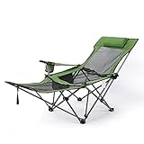 【CAPACITÉ DE CHARGEMENT EXCEPTIONNELLE】 La chaise de plage inclinable pour adulte peut supporter jusqu'à 290 lb / 130 kg, cette chaise de camping est composée d'un support en tubes d'acier épais et d'un polyester oxford haute densité, résistant aux déchirures, difficile à rouler, extrêmement robuste et durable.