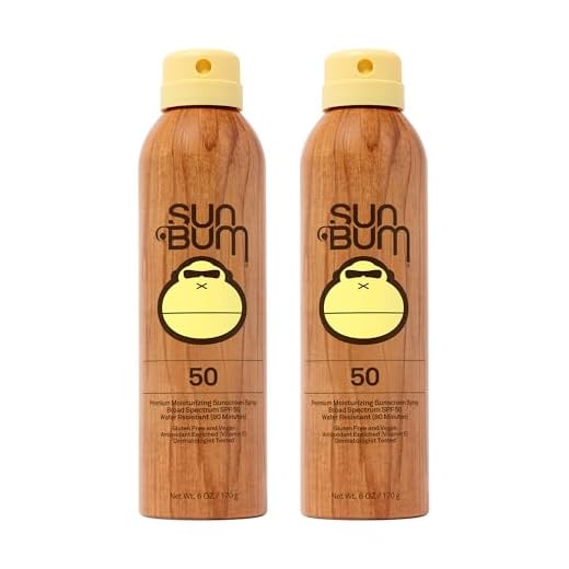 Sun Bum Sun Bum Original Spf 50 Sunscreen Spray Vegan and Reef Friendly (octinoxate & Oxybenzone Free) Broad Spectrum Moisturizing Uva/uvb Sunscreen With Vitamin E 2 Pack