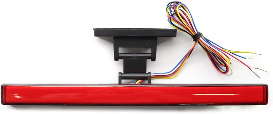 Universal Rear Trunk High Mount 3rd Third Brake Light Assembly Truck Van SUV Red Lens