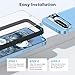OMOTON for Pixel 8 Pro Screen Protector, 3 Pack for Pixel 8 Pro Tempered Glass, 3 Camera Lens Protector, Fingerprint Sensitivity (6.7 Inch, 2023 Released)
