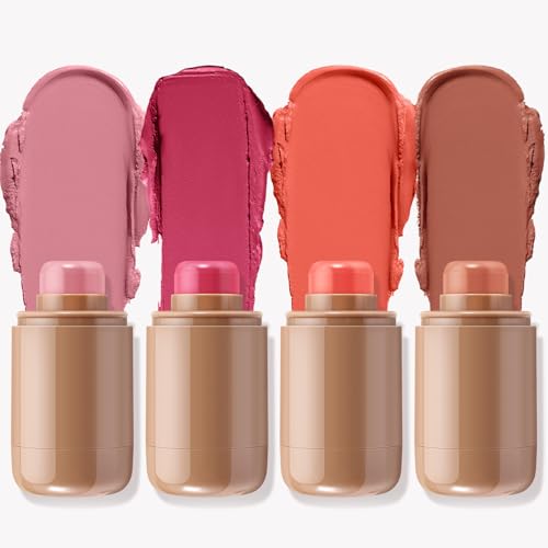 Boobeen Pocket Cream Blush Stick para Mejillas Multi Stick para Labios y Mejillas Lápiz Labial y Maquillaje de Mejillas para Mujeres Mayores - imagen 4