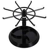 Rotation pratique : grâce à sa fonction rotative, ce porte-boucles d'oreilles rotatif peut facilement accueillir vos objets et constitue un accessoire pratique et peu encombrant, idéal pour un bureau. il peut également servir de présentoir pour clés