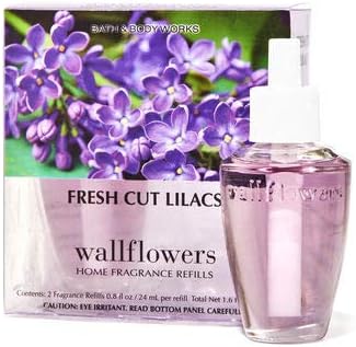 Bath and Body Works - Recambios de lilas recién cortadas para alhelícolas, paquete de 2 unidades de 0.8 onzas líquidas cada uno