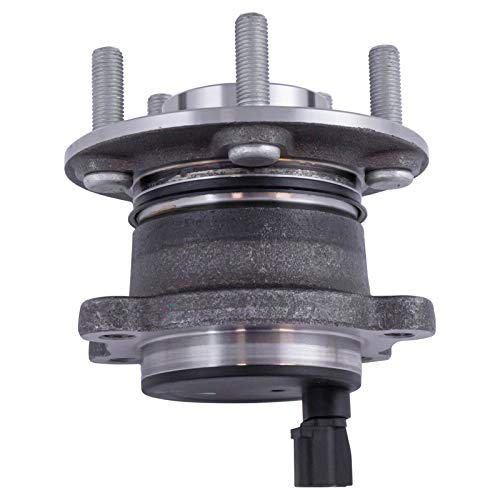 Image of TRQ Rear Driver and Passenger Side Wheel Bearing and Hub Assembly Set 2 Piece Compatible with 13-18 Ford C-Max 13-19 Escape FWD 15-16 Lincoln MKC FWD 17-18 MKC 17-18 AWD 2019